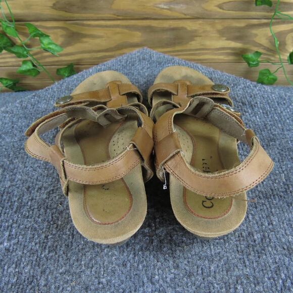 Cobb Hill Women's Gladiator Brown Leather Sz 7.5 Medium Used 2025 - Picture 4 of 7